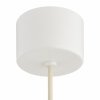 Lampa wisząca ceramika Bolesławiec biała w kropki ręcznie zdobiona designerska wyjątkowa podłużna BOLL 8938 Argon x Manufaktura w Bolesławcu 